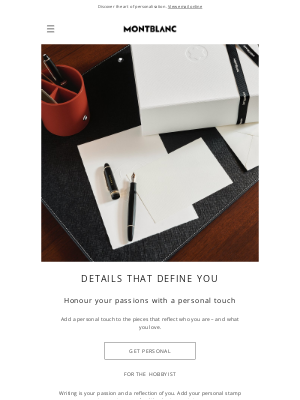 Montblanc - Make it truly yours