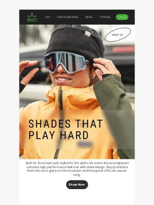 evo - The Perfect Pair: Sunglasses Built for Sport, Styled for Life