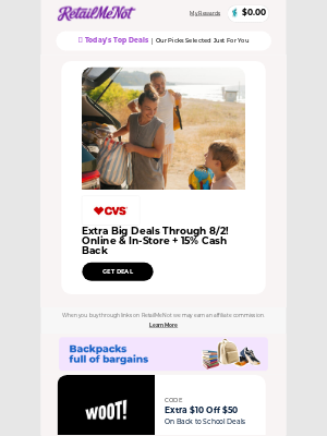 RetailMeNot - 💻 Best Buy Up to 40% Off Back to School Deals! | CVS | 🍰 The Cheesecake Factory 50% Off Any Slice | Urban Outfitters & More!