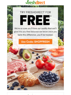 FreshDirect - Try FreshDirect for FREE