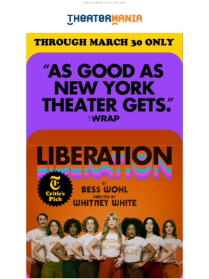 TheaterMania - LIBERATION is 