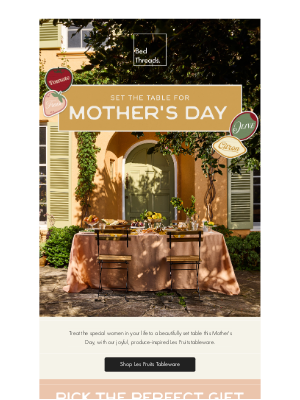 Bed Threads (Australia) - Set the Table for Mother’s Day