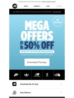 JD Sports (United Kingdom) - Mega Offers Just Got Even Better💸