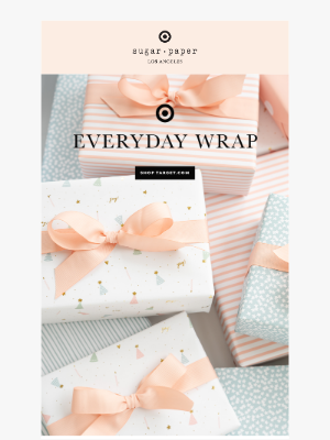 Sugar Paper - Cute, NEW, and ready to wrap!