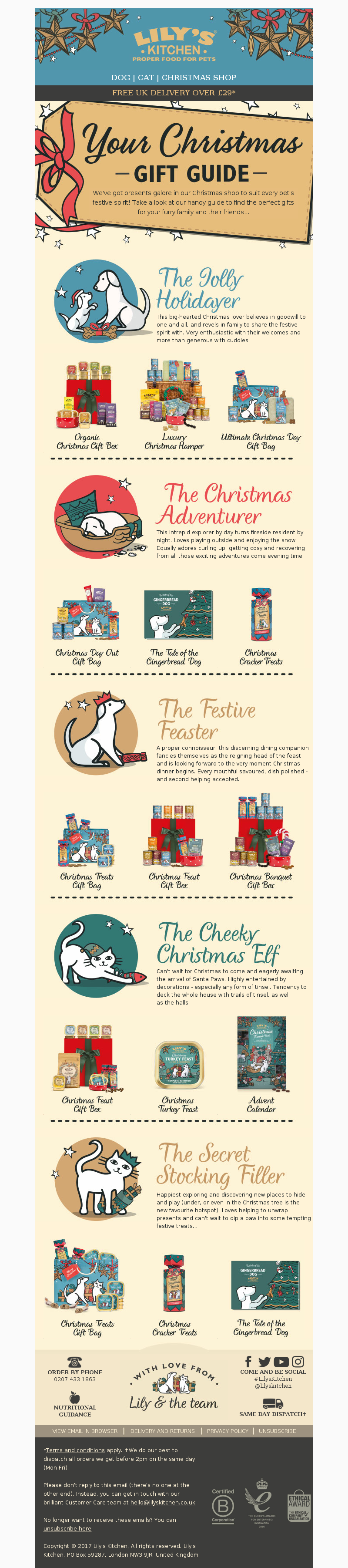 Lily's Kitchen (UK) - 🎁 The perfect gift for every pet 🎁