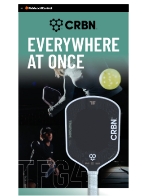PickleballCentral - NEW CRBN⁴ – Aero Speed Meets TruFoam Control