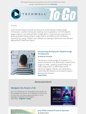 TechWell - Introducing the Dynamic Pipeline Stage Orchestrator