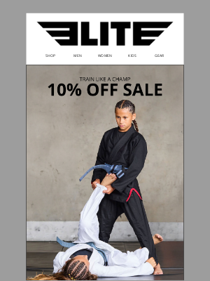 Elite Sports - Hi there, Train Hard & Save Big – 10% OFF for a Limited Time!