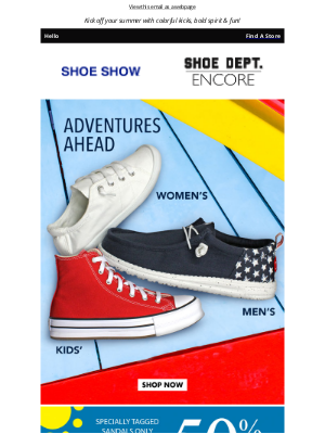SHOE SHOW - ☀️ Adventures Ahead! ☀️