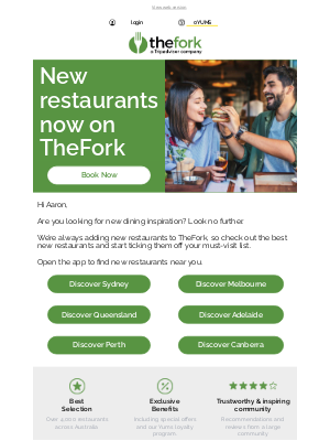 Dimmi Limited (Australia) - New on TheFork