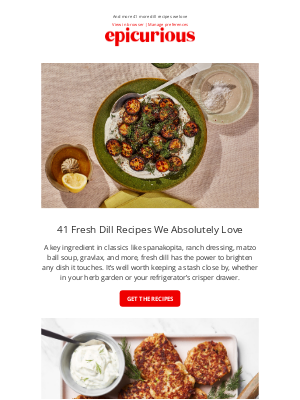 Epicurious - Salmon croquettes with dill sauce