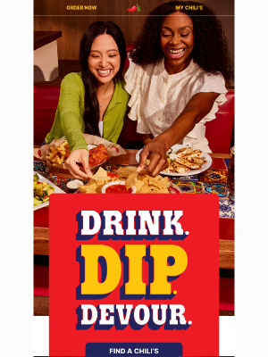 Chili's Grill & Bar - 3 for Me covers all the bases (and most of your table)  🍽️