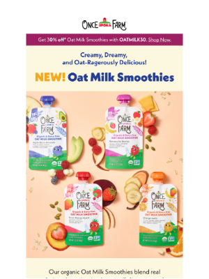 JUST DROPPED: Oat Milk Smoothies‼️
