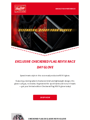 Rawlings Sporting Goods - All Gas, No Brakes With This New Exclusive