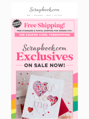 Scrapbook - ⏰ Your Free Shipping Coupon Ends Tonight! Hurry!