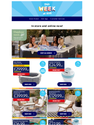 Aldi (UK) - Check out new Thursday Specialbuys!