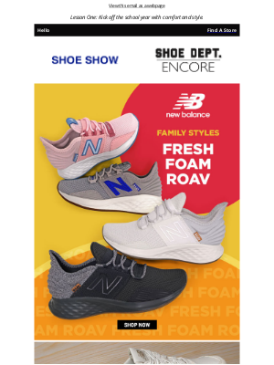 SHOE SHOW - Sneaker Style 101: New Balance for the Whole Fam 👟📝