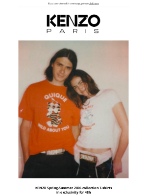 Kenzo - SS26 T-shirts 48h-exclusivity