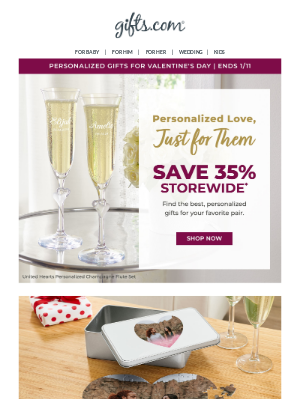 gifts - Save 35% on Gifts for Couples.