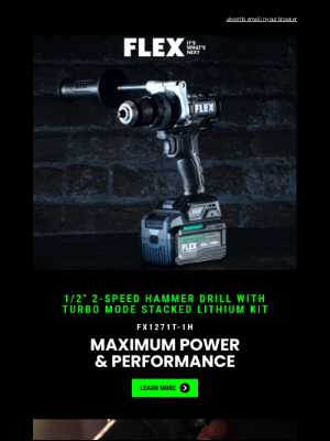 flexpowertools - NEW Stacked Lithium delivers 200% more power