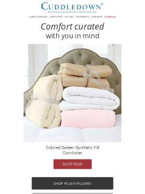 Cuddledown - Up to 20% off our best-selling sateen