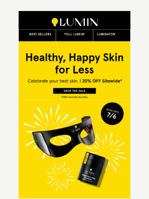 Lumin - Celebrate 20% Off Lumin! 🎆