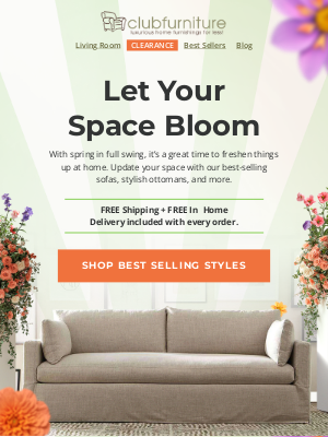 Club Furniture - Time to refresh your home