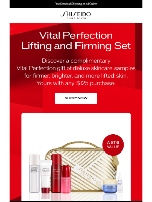 Shiseido - Your New Routine Begins With This Vital Perfection Gift ✨