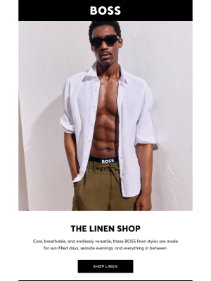 HUGO BOSS - Your Linen Lineup for an Elevated Summer