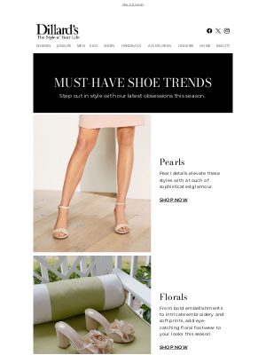Dillard's - Ladies' Shoes: Must-Have Shoe Trends