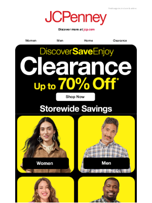 JCPenney - Clearance, up to 70% Off 👻 Scary-good savings!