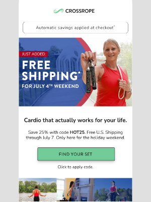 Crossrope - FREE SHIPPING 🇺🇸 + 25% OFF? OK YES