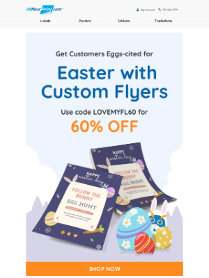 48HourPrint.com - Hunt for These Egg-citing Easter Deals!