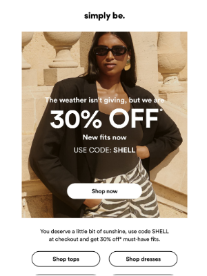 Simply Be (United Kingdom) - 30% off is calling 📞