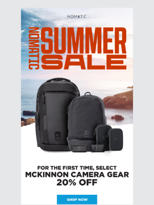 NOMATIC - McKinnon Camera Gear. On sale for the first time 📸