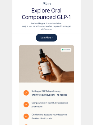 Alan Meds - Oral Compounded GLP-1 Update
