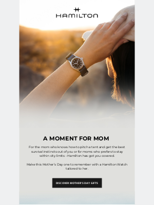 Hamilton Watch - Celebrate Timeless Love this Mother's Day💐