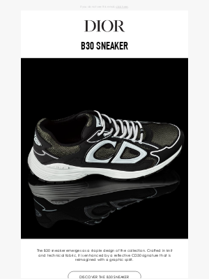 Dior (United Kingdom) - B30 Sneaker: Modern and Sporty