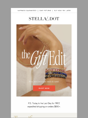 Stella & Dot - 🎁 LAST CALL: Free Expedited Shipping for $100+ Orders!