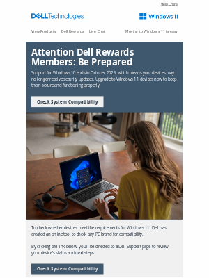 Dell - Windows 10 end of support is October 2025