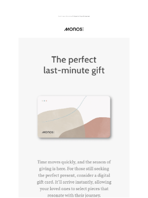 Monos - Holiday gifts under $150