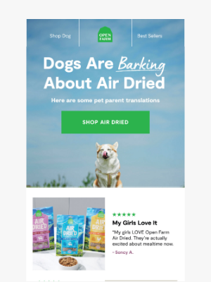 Open Farm - The Magic of Air Dried
