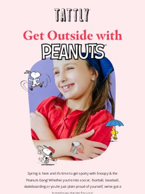 Tattly - NEW! ⚾️ Snoopy Designs