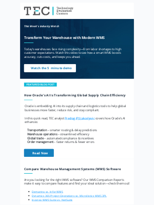 Technology Evaluation Centers - Struggling with Inventory Chaos? This 5‑Minute WMS Demo Helps