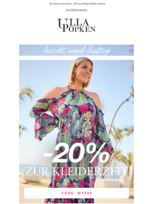 Ulla Popken (Germany) - Leicht & Luftig 🤩 -20% Rabatt zur Kleiderzeit