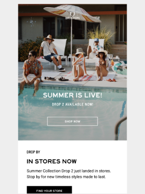 Brixton LLC - Summer Drop 2 is Live! In-Stores Now