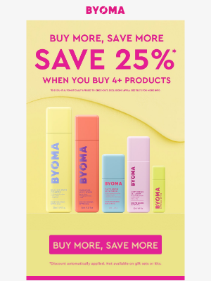 Byoma - 25% off 🛒 Barrier boosting routines