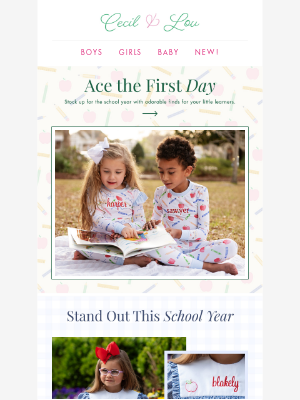 Smocked Threads by Cecil and Lou - 🍎 Back to School in Style!