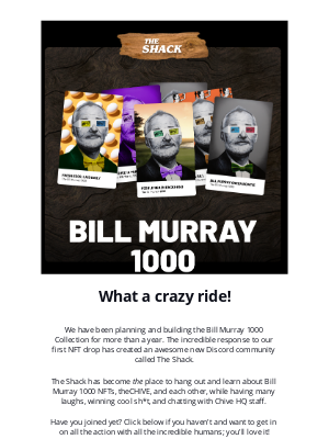 theCHIVE - Updates on the Bill Murray 1000 Collection