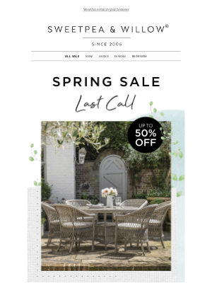 Sweetpea & Willow - Hey You! The Sale Ends Tonight.